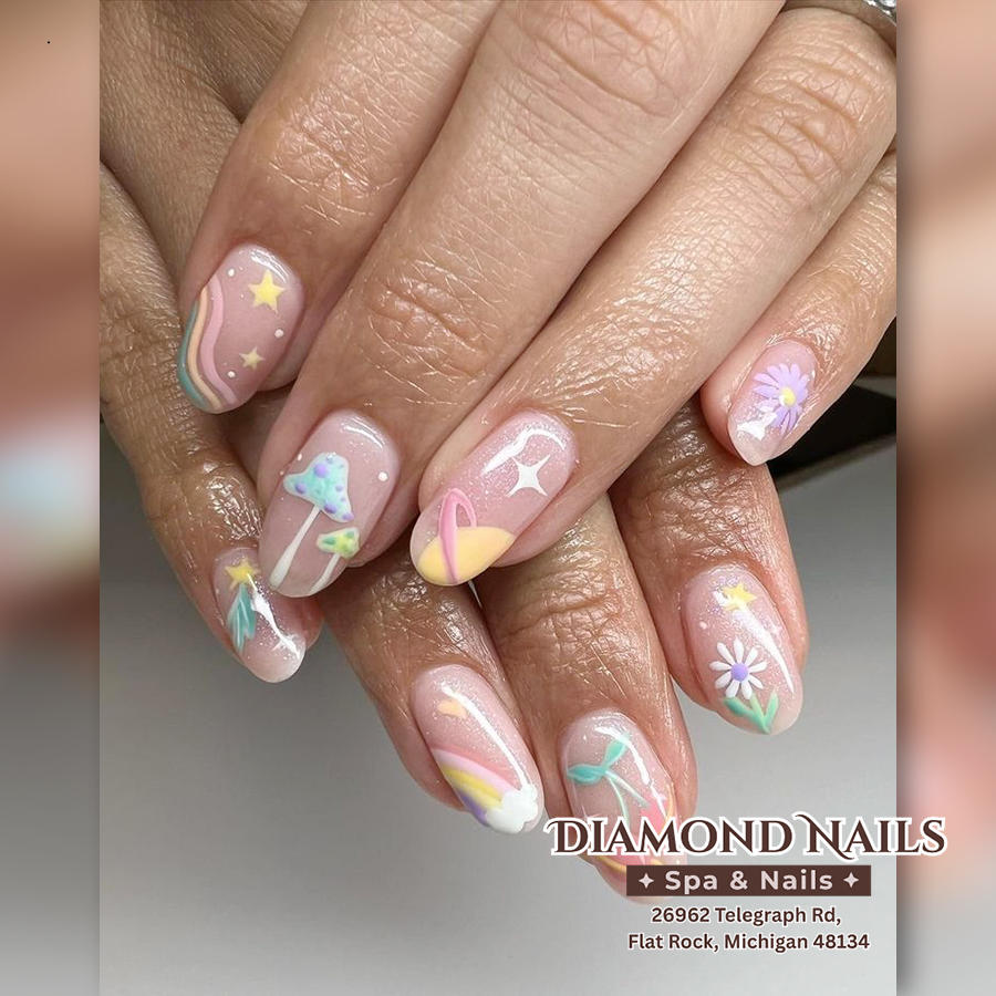 Nail arts | Diamond Nails Spa & Nails